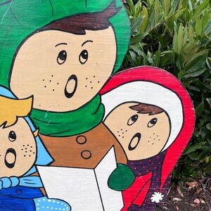 Lrg wooden Christmas yard decoration 1990 PORTLAND OREGON PICKUP/DELIVERY ONLY